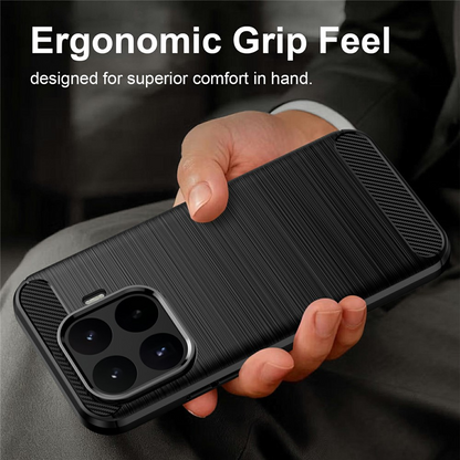 Coque pour Xiaomi 17T, OEM, Carbon Black, Noire
