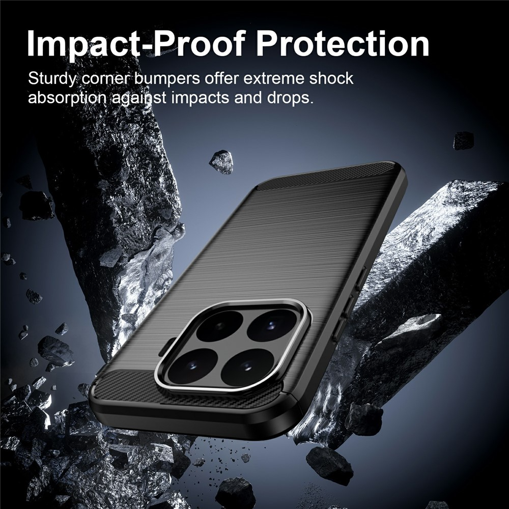 Coque pour Xiaomi 17T, OEM, Carbon Black, Noire