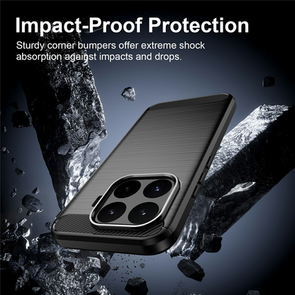 Coque pour Xiaomi 17T, OEM, Carbon Black, Noire