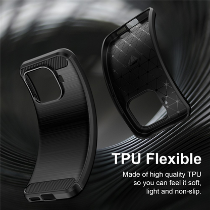 Coque pour Xiaomi 17T, OEM, Carbon Black, Noire