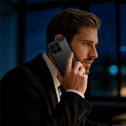 Coque pour Xiaomi 17T, OEM, Carbon Black, Noire