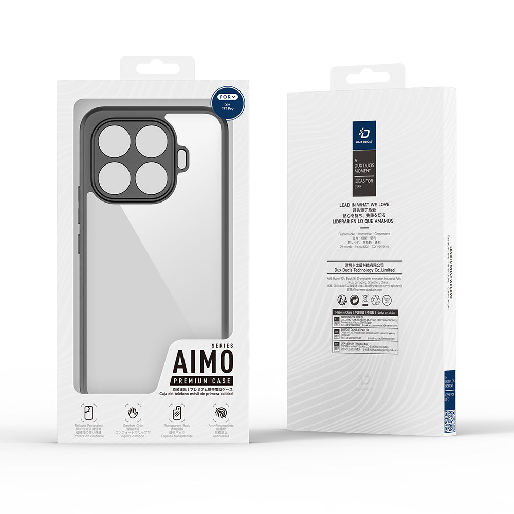 Coque pour Xiaomi 17T Pro, DUX DUCIS, Aimo, Noire