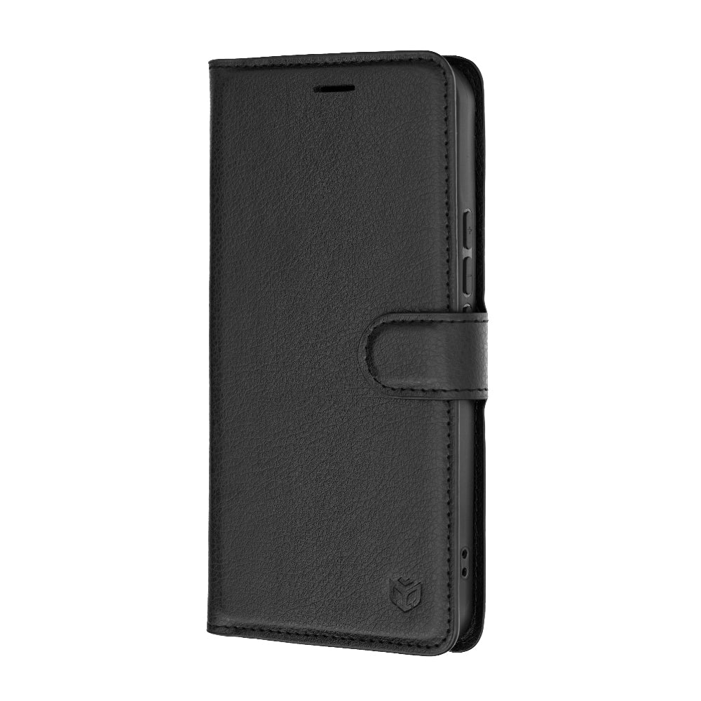 Coque pour Xiaomi 17T Pro, Techsuit, Leather Folio, Noire