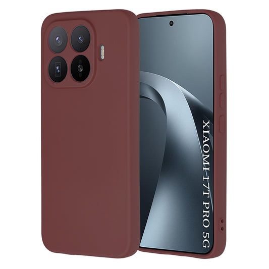 Coque pour Xiaomi 17T Pro, Techsuit, SoftFlex, Bordeaux