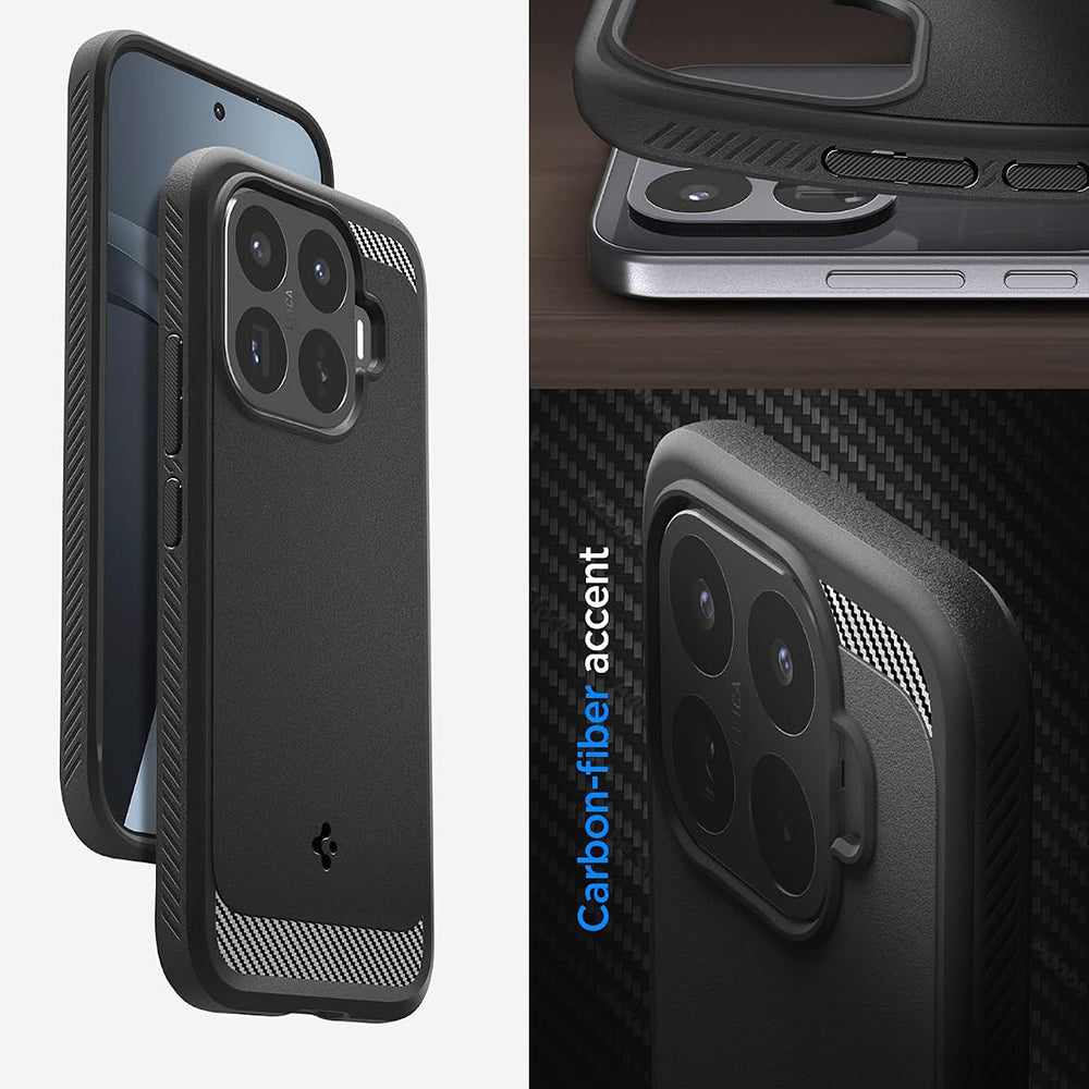 Coque pour Xiaomi 17T, Spigen, Rugged Armor, Noire ACS11870