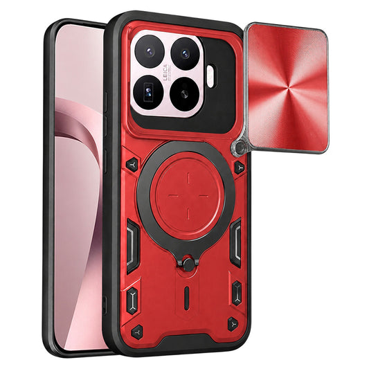 Coque pour Xiaomi 17T, Techsuit, CamGuard Pro, Rouge
