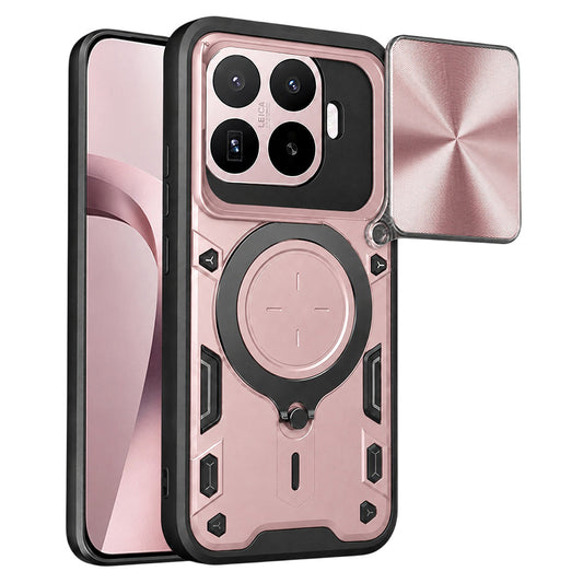 Coque pour Xiaomi 17T, Techsuit, CamGuard Pro, Rose Doré