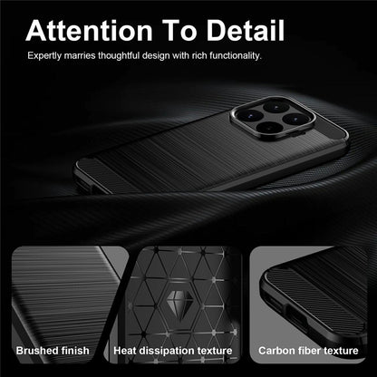 Coque pour Xiaomi 17T, Techsuit, Carbone, Noire