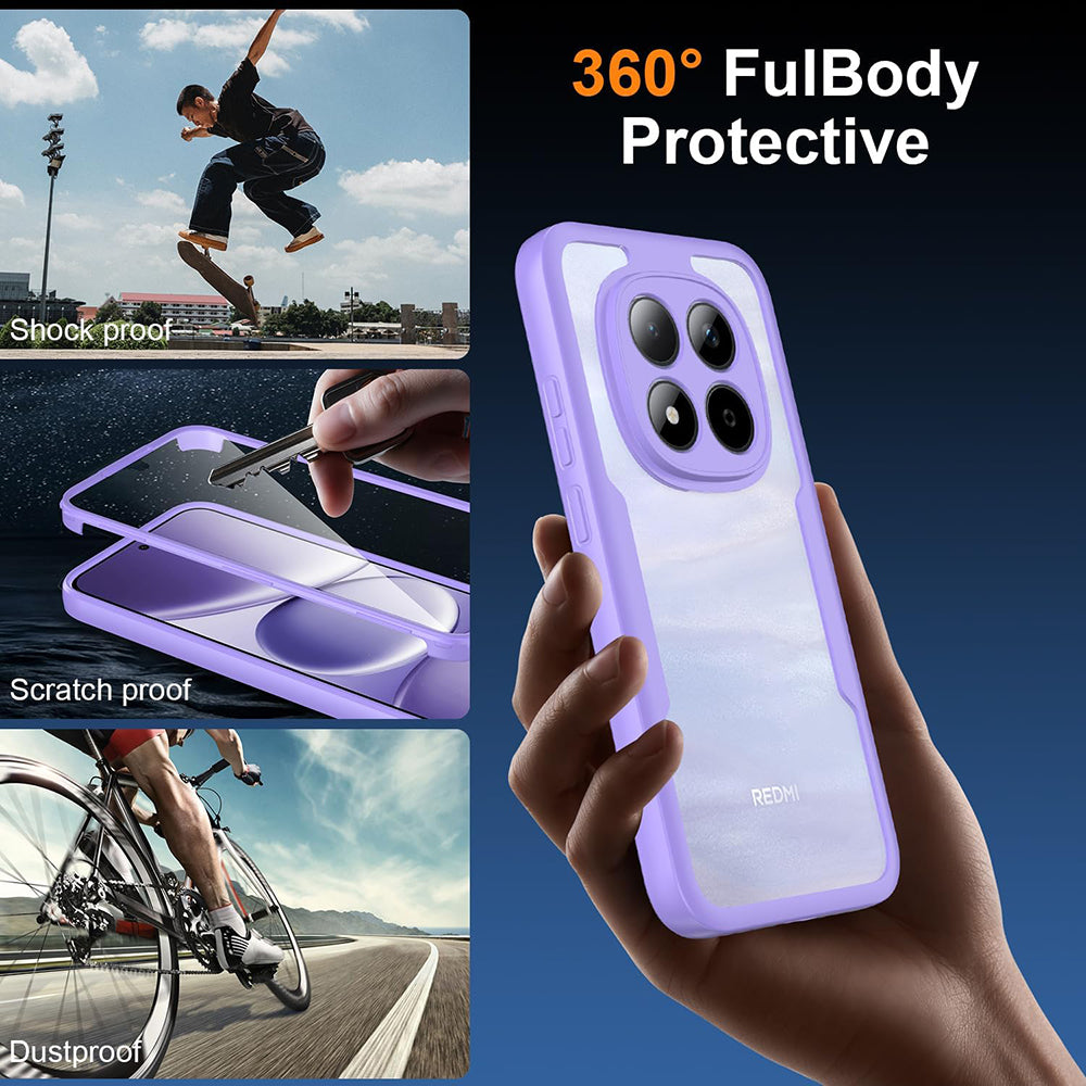 Coque pour Xiaomi 17T, Techsuit, ColorVerse 360, Violet