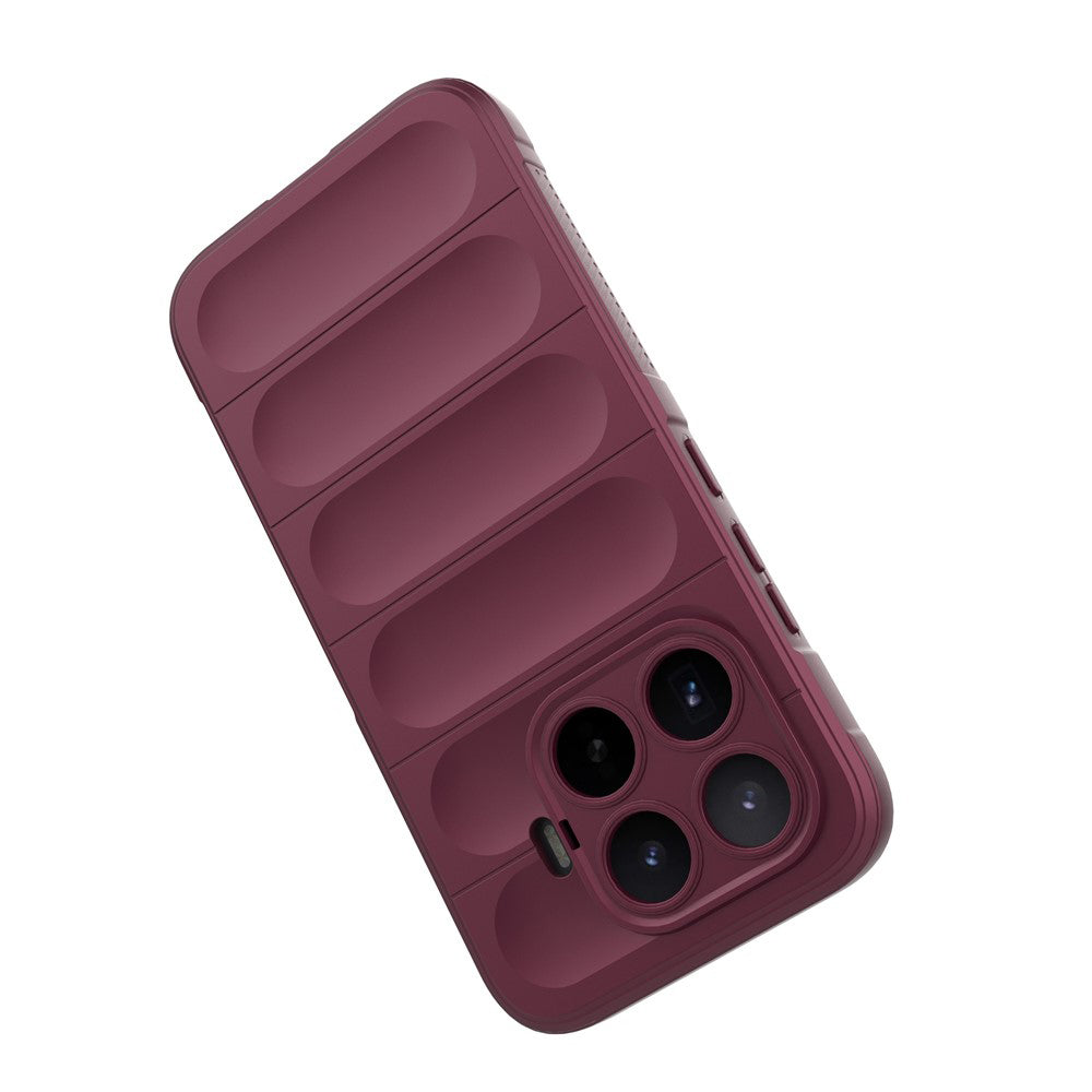 Coque pour Xiaomi 17T, Techsuit, Magic Shield, Bordeaux