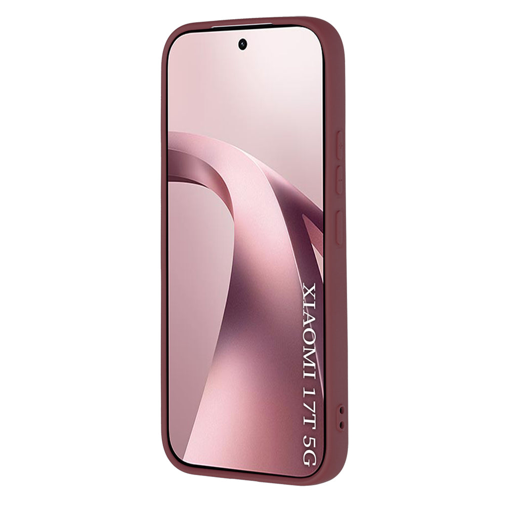 Coque pour Xiaomi 17T, Techsuit, SoftFlex, Bordeaux
