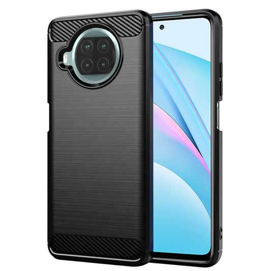 Coque pour Xiaomi Mi 10T Lite 5G, Techsuit, Carbone, Noire