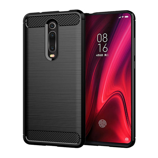 Coque pour Xiaomi Mi 9T Pro / 9T / Redmi K20 Pro / K20, Techsuit, Carbone, Noire