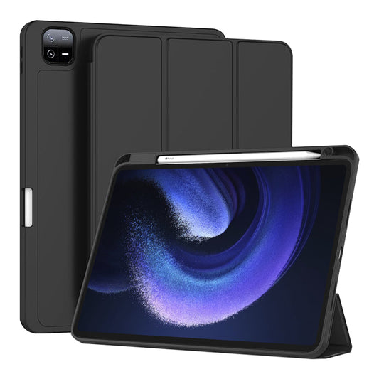 Housse pour Xiaomi Pad 6 / 6 Pro, Techsuit, Flex Trifold, Noire