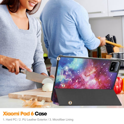 Coque pour Xiaomi Pad 6 / 6 Pro, Techsuit, FoldPro Galaxy, Multicolore