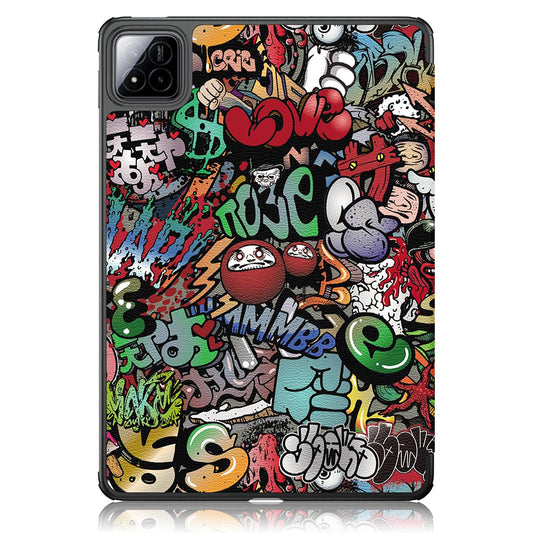 Coque pour Xiaomi Pad 7 / 7 Pro, Techsuit, FoldPro Urban Vibe, Multicolore