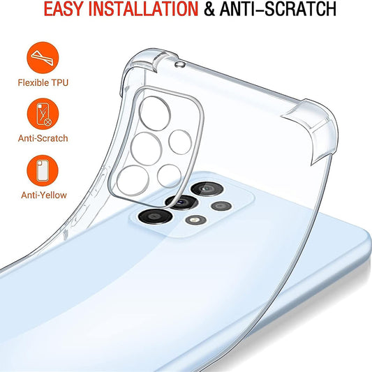 Coque pour Xiaomi Poco C40, Techsuit, Anti-choc Claire, Transparente