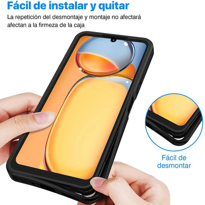 Coque pour Xiaomi Poco C65 / Redmi 13C, Techsuit, ColorVerse 360, Noire