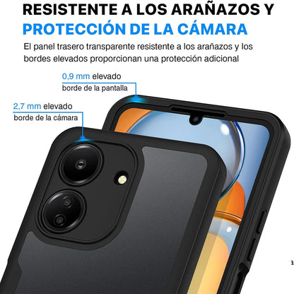 Coque pour Xiaomi Poco C65 / Redmi 13C, Techsuit, ColorVerse 360, Noire