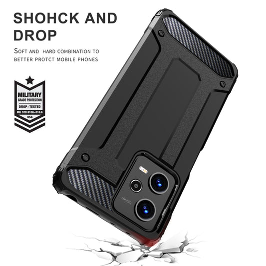 Coque pour Xiaomi Poco C65 / Redmi 13C, Techsuit, Hybrid Armor, Noire