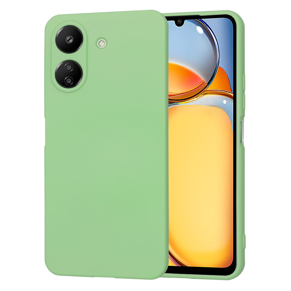 Coque pour Xiaomi Poco C65 / Redmi 13C, Techsuit, SoftFlex, Vert Clair