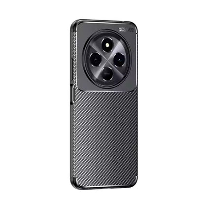 Coque pour Xiaomi Poco C75 / Redmi 14C, Techsuit, Fibre de carbone, Noire