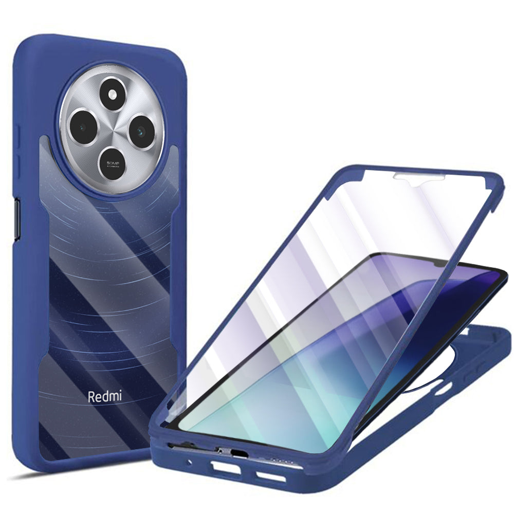Coque pour Xiaomi Poco C75 / Redmi 14C, Techsuit, ColorVerse 360, Bleue