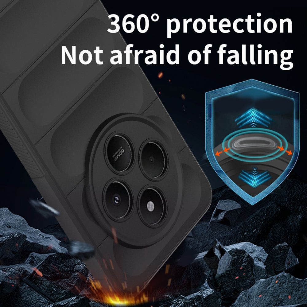 Coque pour Xiaomi Poco C75 / Redmi 14C, Techsuit, Magic Shield, Bordeaux