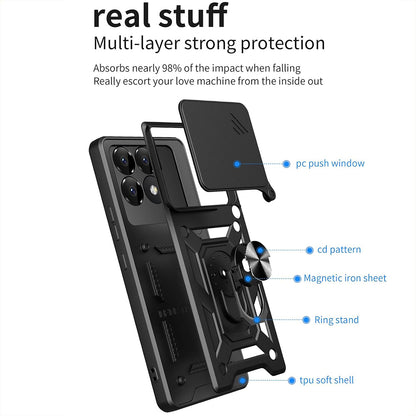 Coque pour Xiaomi Poco F6 Pro, Techsuit, CamShield, Vert