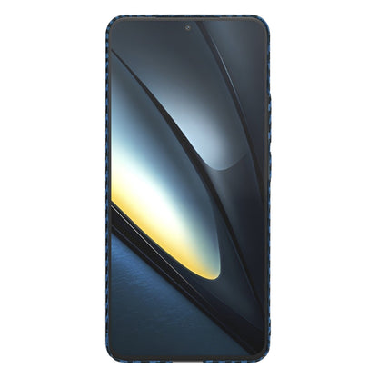 Coque pour Xiaomi Poco F6 Pro, Techsuit, Carbonite FiberShell, Turquoise
