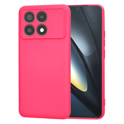 Coque pour Xiaomi Poco F6 Pro, Techsuit, SoftFlex, Rose Foncé