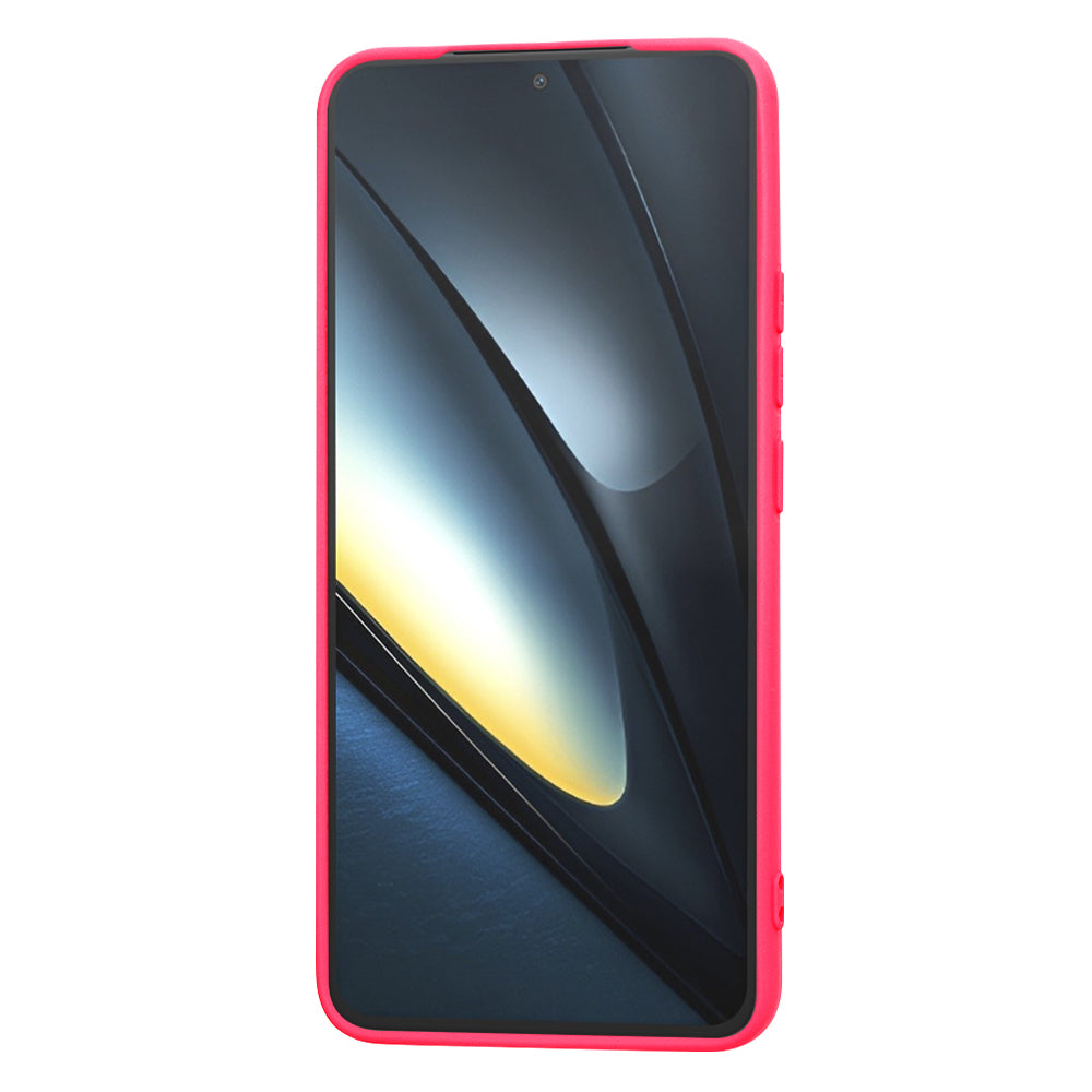 Coque pour Xiaomi Poco F6 Pro, Techsuit, SoftFlex, Rose Foncé