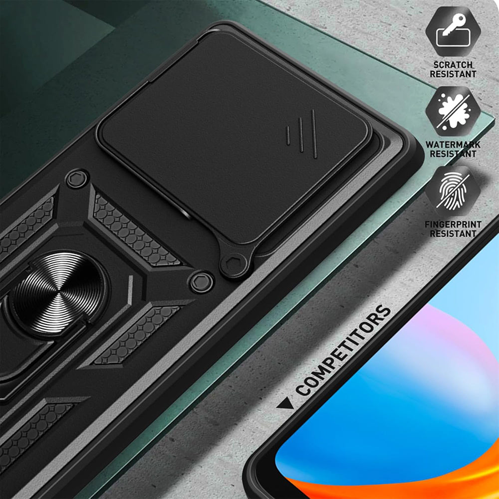Case for Xiaomi Poco F6, Techsuit, CamShield, Black