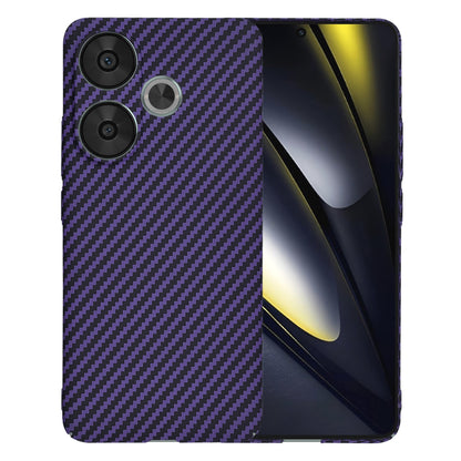 Coque pour Xiaomi Poco F6, Techsuit, Carbonite FiberShell, Violet