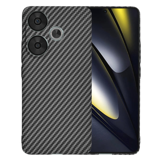 Case for Xiaomi Poco F6, Techsuit, Carbonite FiberShell, Black
