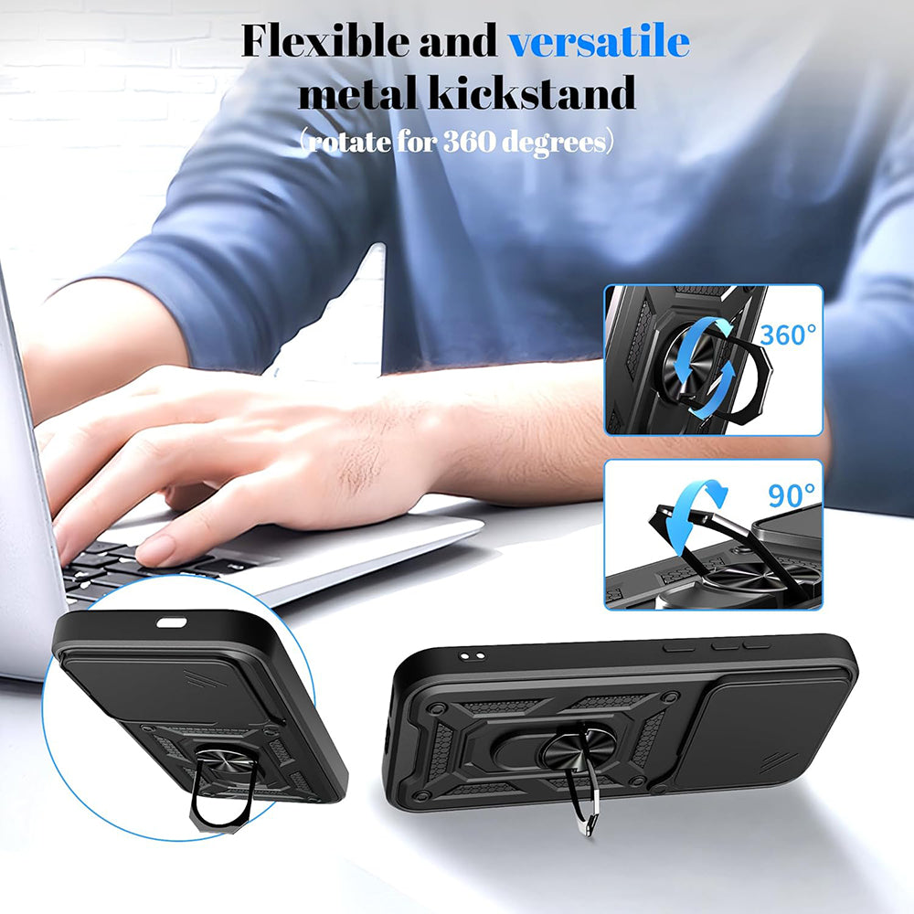 Étui pour Xiaomi Poco F8 Pro, Techsuit, CamShield, Bleu