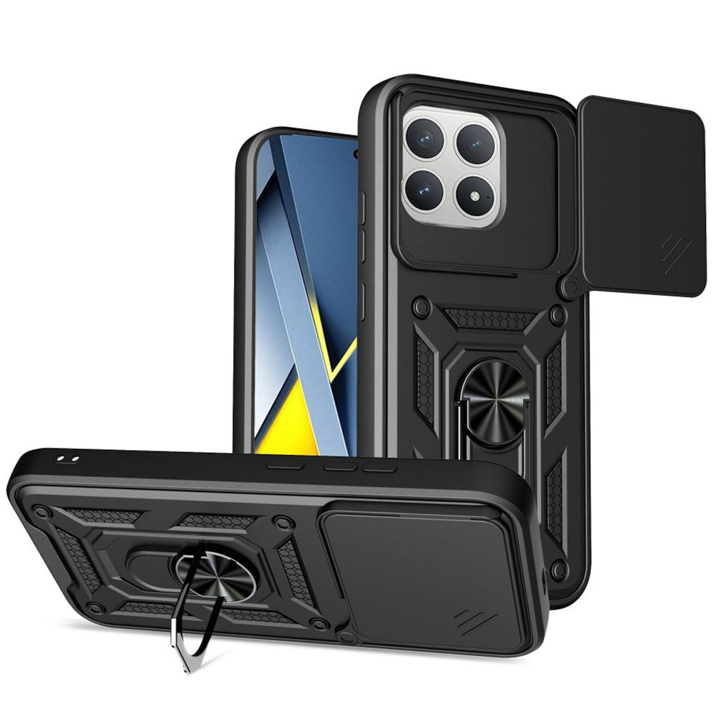 Étui pour Xiaomi Poco F8 Pro, Techsuit, CamShield, Noir