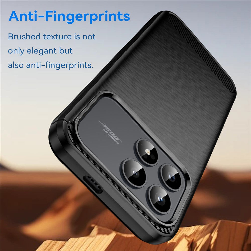 Housse pour Xiaomi Poco F8 Pro, Techsuit, Carbone, Noire