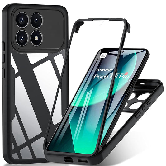 Case for Xiaomi Poco F8 Pro, Techsuit, ColorVerse 360, Black