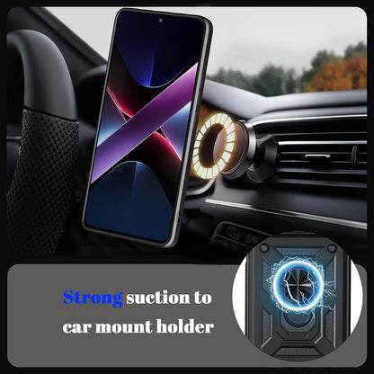 Étui pour Xiaomi Poco F8 Ultra, Techsuit, CamShield, Bleu