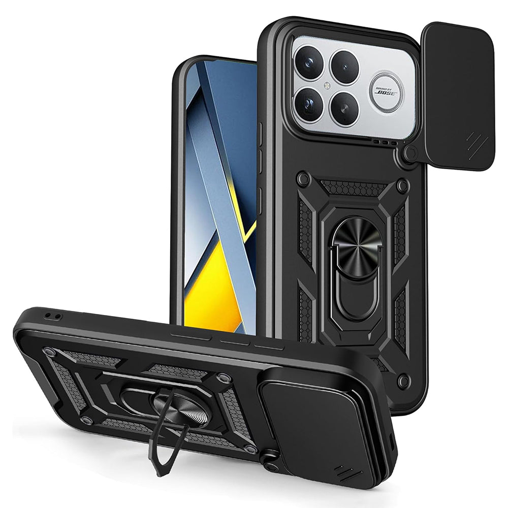 Étui pour Xiaomi Poco F8 Ultra, Techsuit, CamShield, Noir