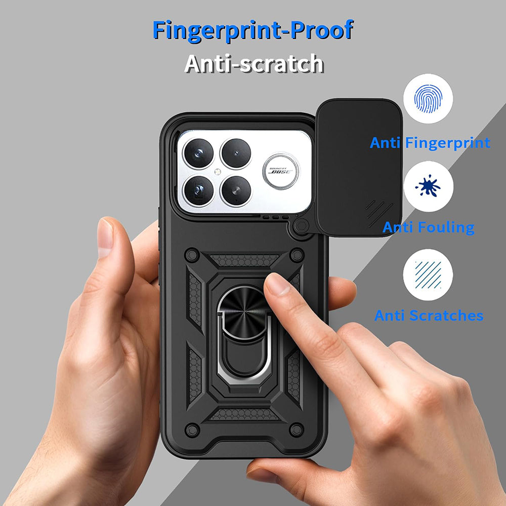 Étui pour Xiaomi Poco F8 Ultra, Techsuit, CamShield, Noir
