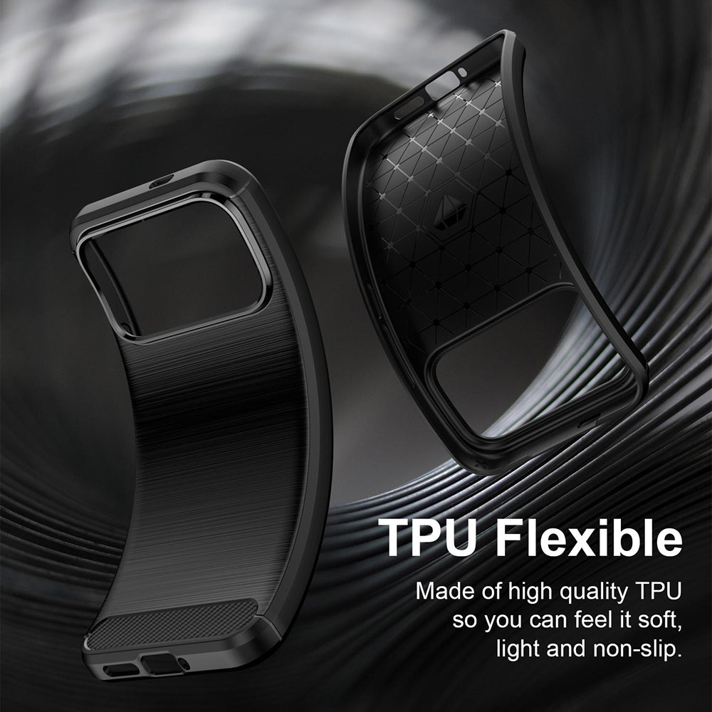 Coque pour Xiaomi Poco F9 Pro, Techsuit, Carbone, Noire