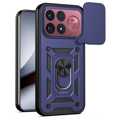 Coque pour Xiaomi Poco F9 Ultra, Techsuit, CamShield, bleue