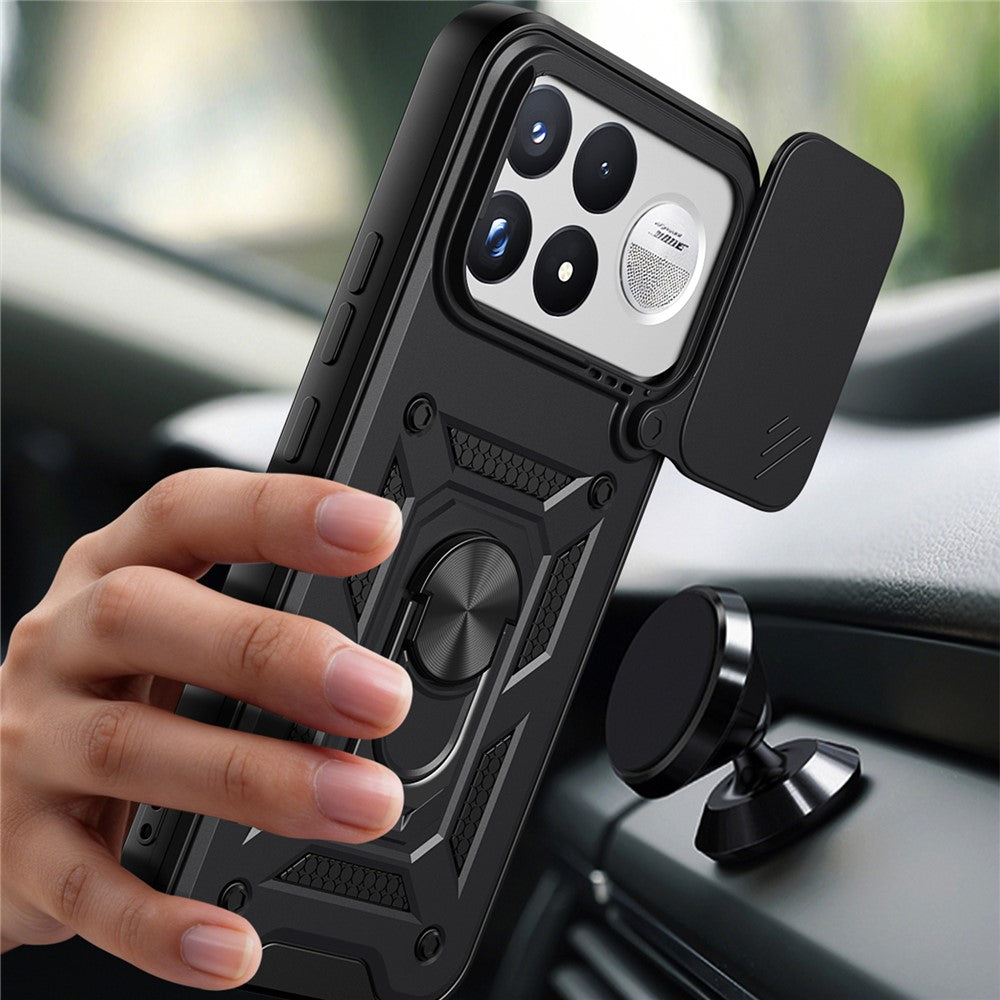 Coque pour Xiaomi Poco F9 Ultra, Techsuit, CamShield, noire