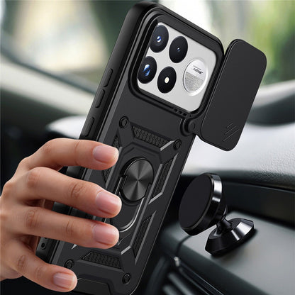 Coque pour Xiaomi Poco F9 Ultra, Techsuit, CamShield, noire