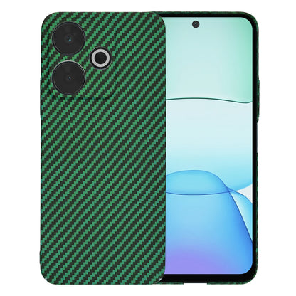 Coque pour Xiaomi Poco M6 4G / Redmi 13, Techsuit, Carbonite FiberShell, Vert