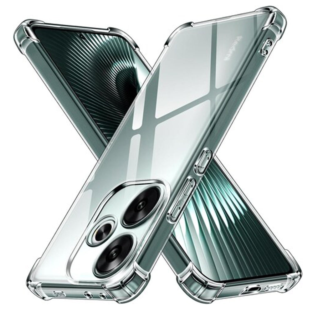 Coque pour Xiaomi Poco M6 4G / Redmi 13, Techsuit, Antichoc Claire, Transparente
