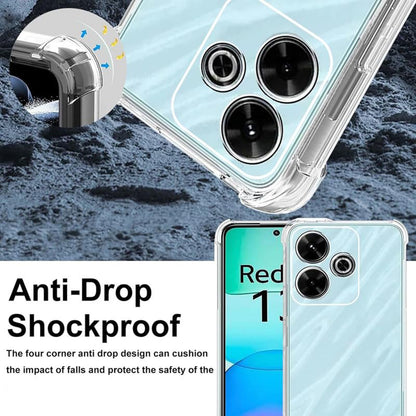 Coque pour Xiaomi Poco M6 4G / Redmi 13, Techsuit, Antichoc Claire, Transparente
