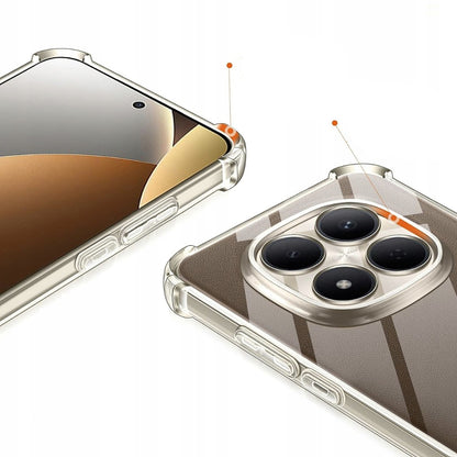 Étui pour Xiaomi Poco M8 Pro / Redmi Note 15 Pro+ 5G, Techsuit, Shockproof Clear, Transparent